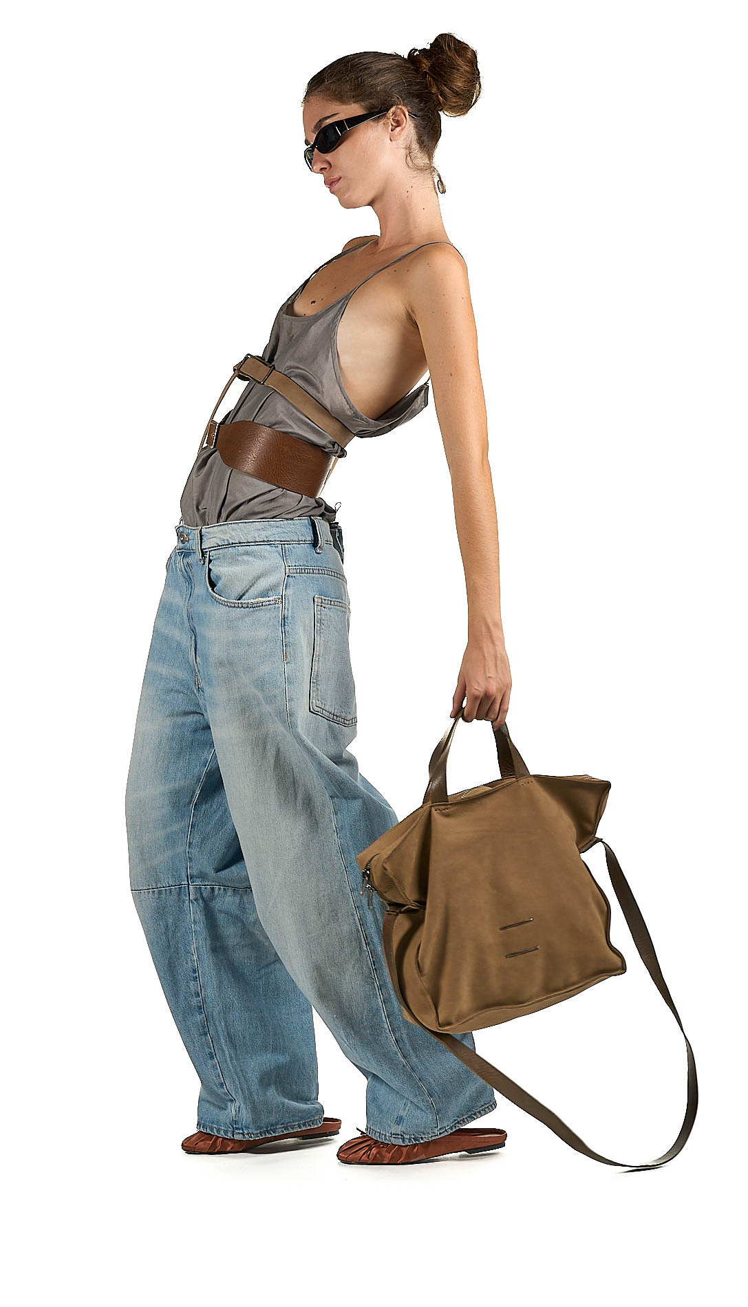 daniele basta leather and silver bags - WEARING